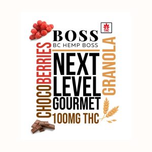 Dark Chocolate Granola with Red Berries