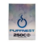 PUFF NEST 25000 PUFFS Ice Blue Raspberry Disposable Vape - 18 mL, 2% Nicotine - Image 2