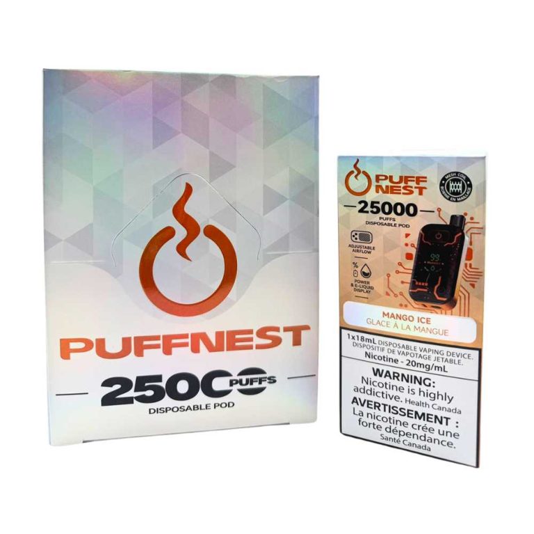 Puffs mango ice disposable vape