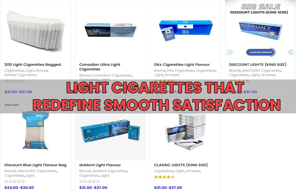 Light Cigarettes Smooth Smoking