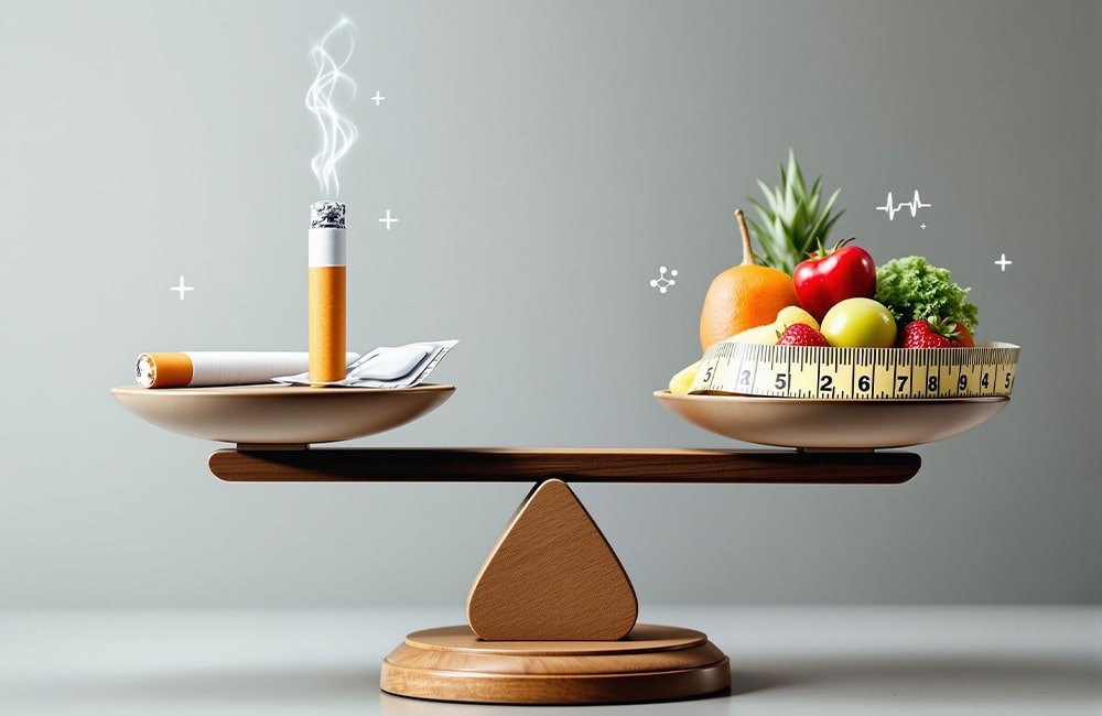 Nicotine Really Helps With Weight Loss