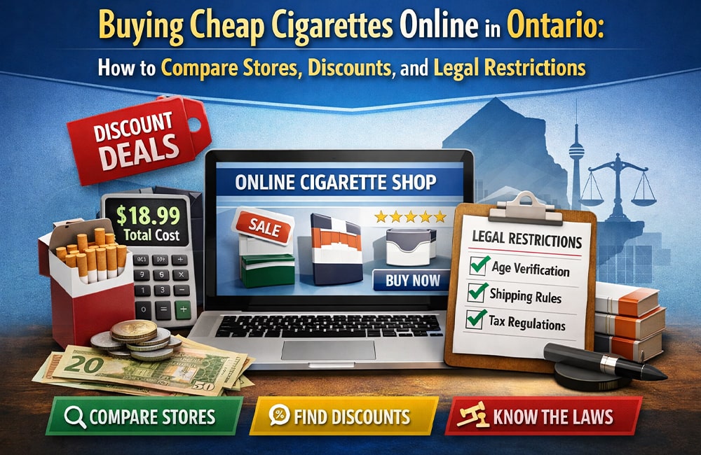 Buying Cheap Cigarettes Online in Ontario