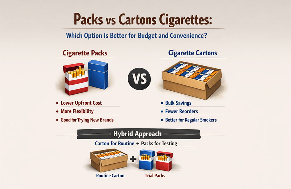 Packs vs Cartons Cigarettes
